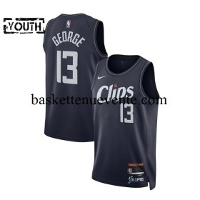 Maillot Basket Los Angeles Clippers Paul George 13 2023-2024 Nike City Edition Navy Swingman - Enfant